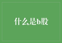 啥是B股？股市里的神秘代号大揭秘！